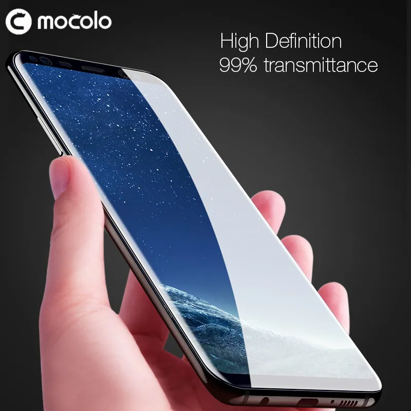 3D изогнутое полноэкранное закаленное стекло mocolo для Samsung Galaxy S8 Защитное samsung Plus