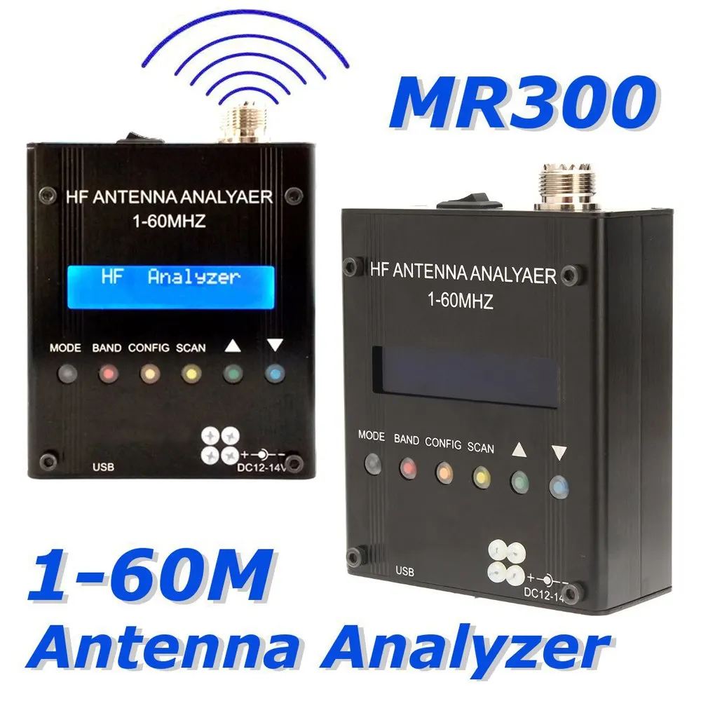 Цифровая Коротковолновая антенна анализатор 1 60 МГц RF SWR сопротивление