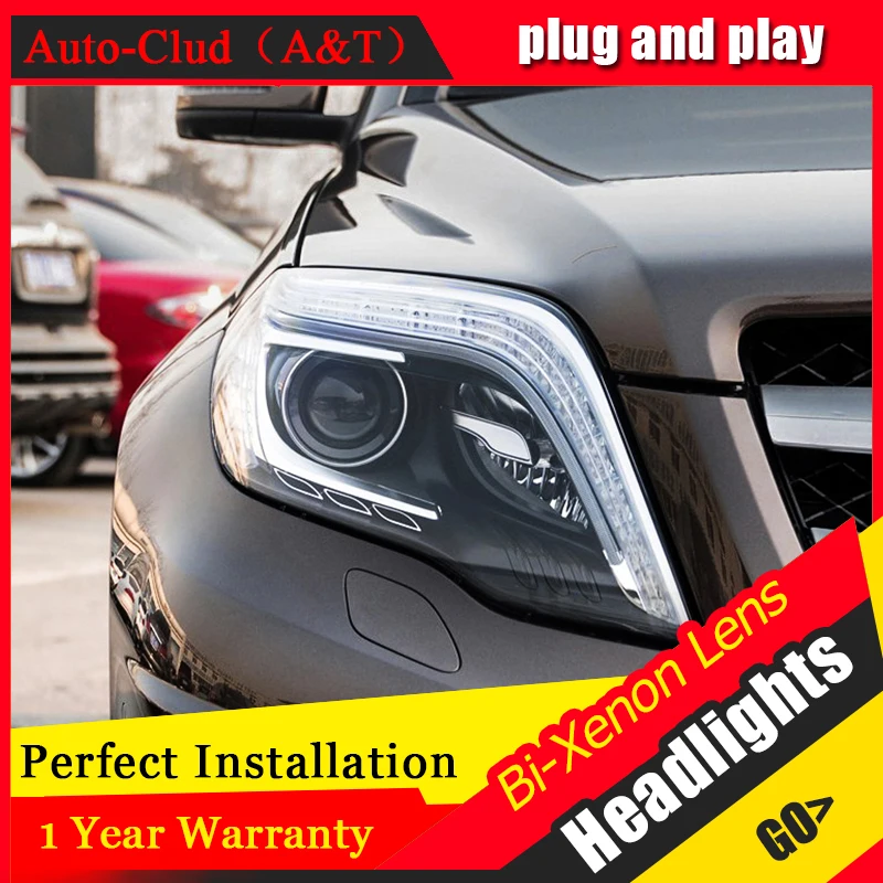 Автомобильный Стайлинг для GLK светодиодный головной светильник s 2012-2015 налобный