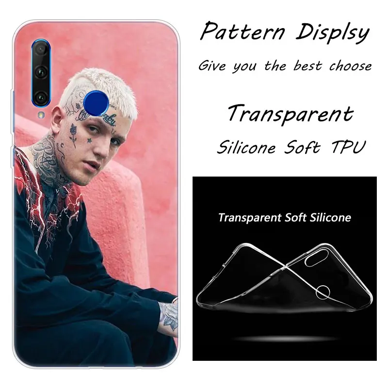 012 Горячий Lil Peep Rap Хип Мягкий силиконовый чехол для телефона huawei Honor 20 20i 10 9 8 Lite 8X 8C 8A 8S 7S 7A Pro View 20 Модный чехол - Цвет: 012