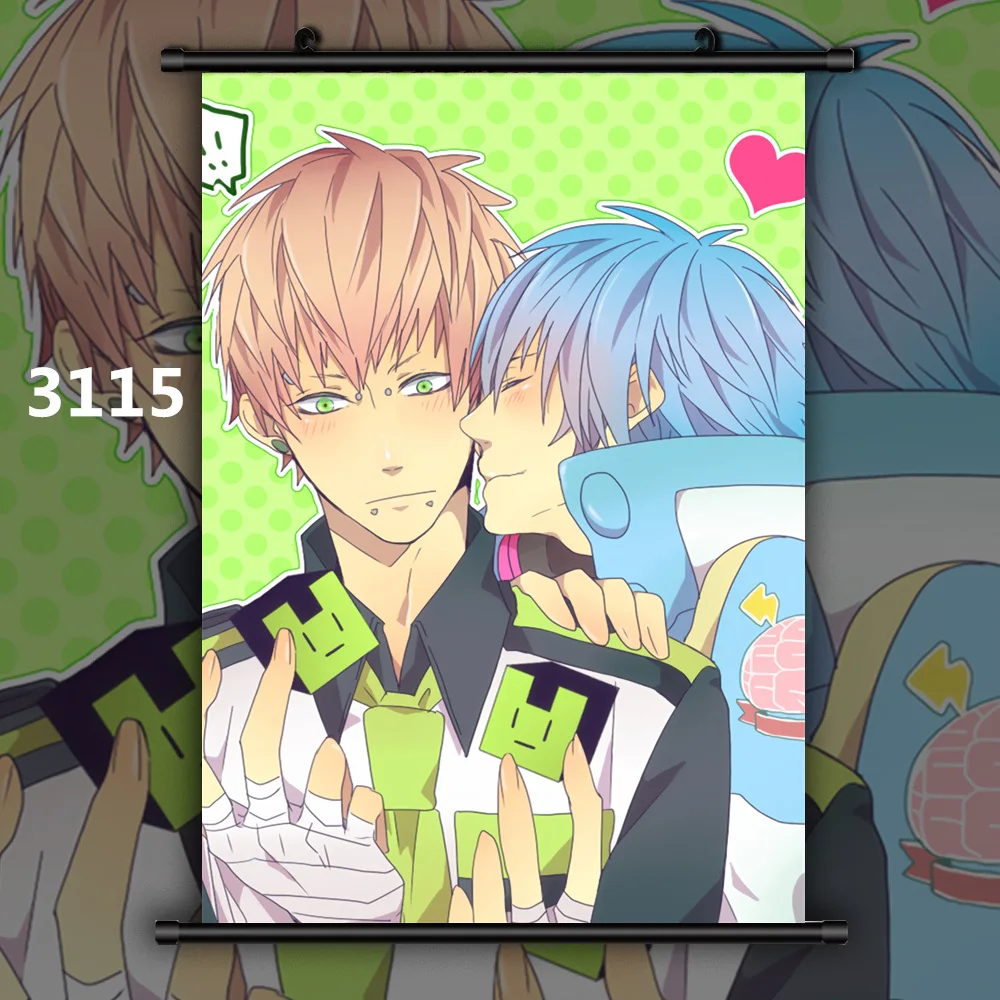 3115 Драматическое убийца BL Seragaki Aoba x Noiz Koujaku Аниме Манга настенный плакат свиток C - Цвет: 3115