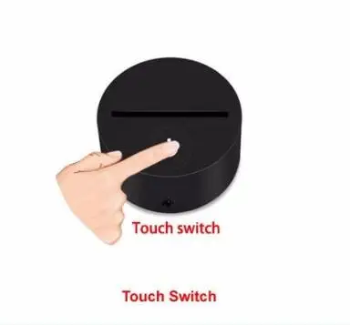 Without Controller Магия Твист заблокирован узел USB подарок новинка затемнения 3D настольная лампа Led ночник, как домашний декор дистанционного сенсорный выключатель стол свет - Испускаемый цвет: Without Controller