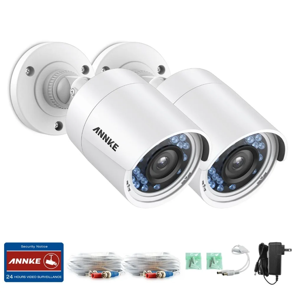 ANNKE 720 P 100 W HD TVI пуля защита от атмосферных воздействий Камера 2 шт. комплект