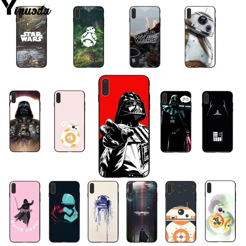 Yinuoda R2D2 BB8 Звездные войны Мягкий Силиконовый ТПУ чехол для телефона Apple iPhone 8 7 6 6S Plus