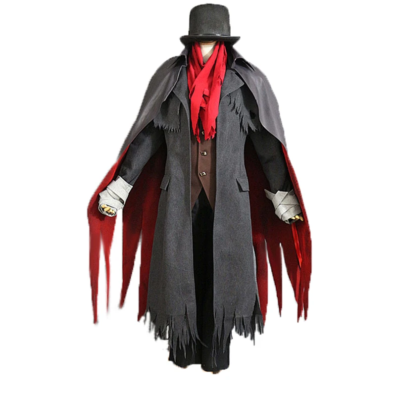 Bloodborne Gehrman первого Hunter полный комплект униформы Косплэй костюм Индивидуальный