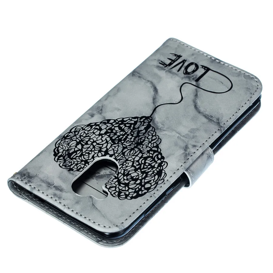 HOTSWEI Case For Huawei Honor 6C Pro 5.2&quot Cute LOVE Marble Skin Pattern Leather Silicone Magnetic Wallet Cover | Мобильные
