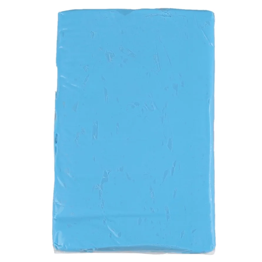 SKYBLUE250G Гибкая прочная текстура 250 г блок Полимерная глина Нетоксичная печь испечь грязь дети и художника ремесло глина подарки изготовление куклы сувенир - Цвет: SKYBLUE250G