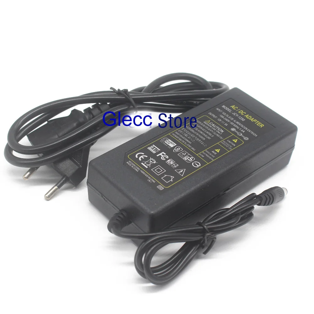 ЕС/США AC 85-245 В к DC 5 В/12V24V/1A 2A 3A 5A 6A 8A 10A адаптер питания драйвер переключатель для 3528 530 5050 светодиодный