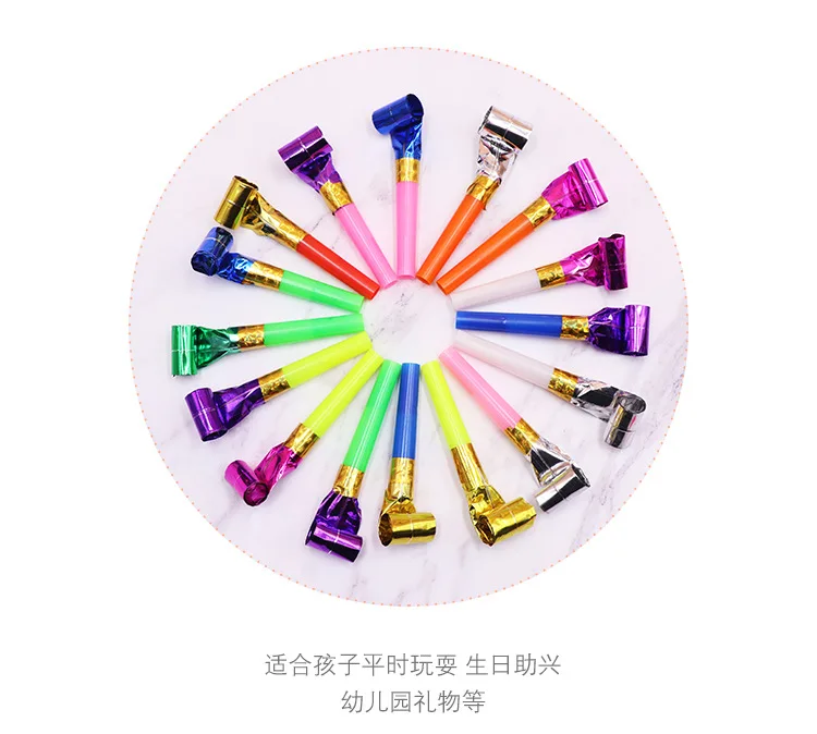 random colors 30 шт./компл. детей забавная игрушка яркие свистки детская дутая Дракон разлив нефти детские подарки на день рождения игрушки - Цвет: random colors