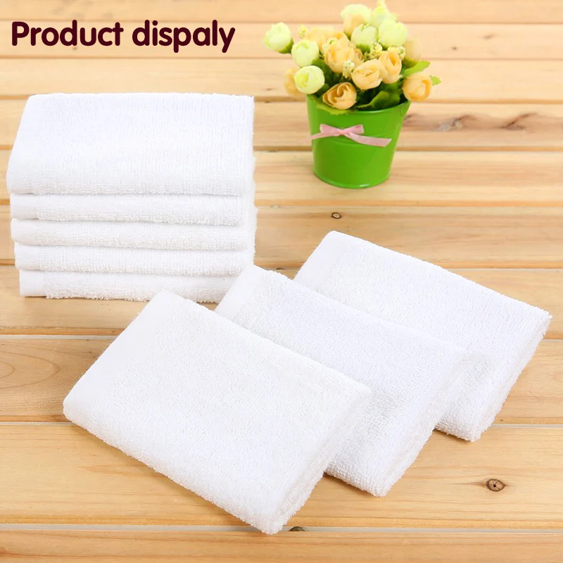 Полностью хлопковый белый носовой платок 26*26 см легко чистить маленькое