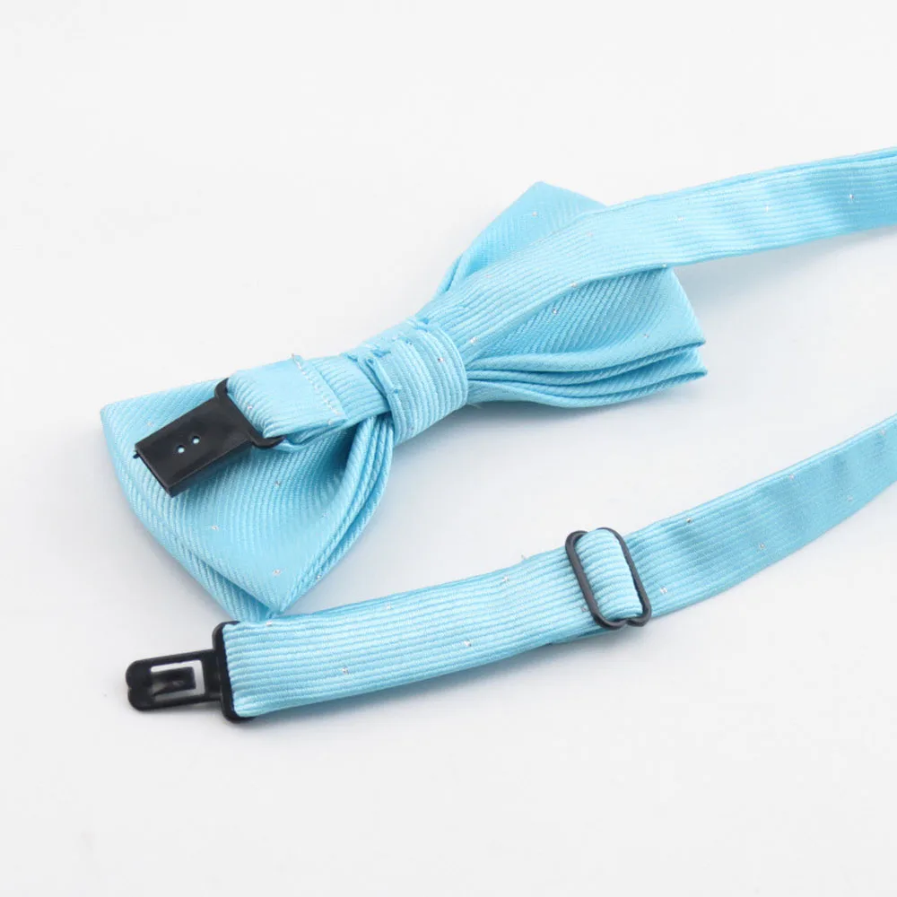 Лидер продаж Детский галстук-бабочка мода в полоску серебро Flash Dot Bowties для обувь мальчиков и девочек милый галстук бабочка дети