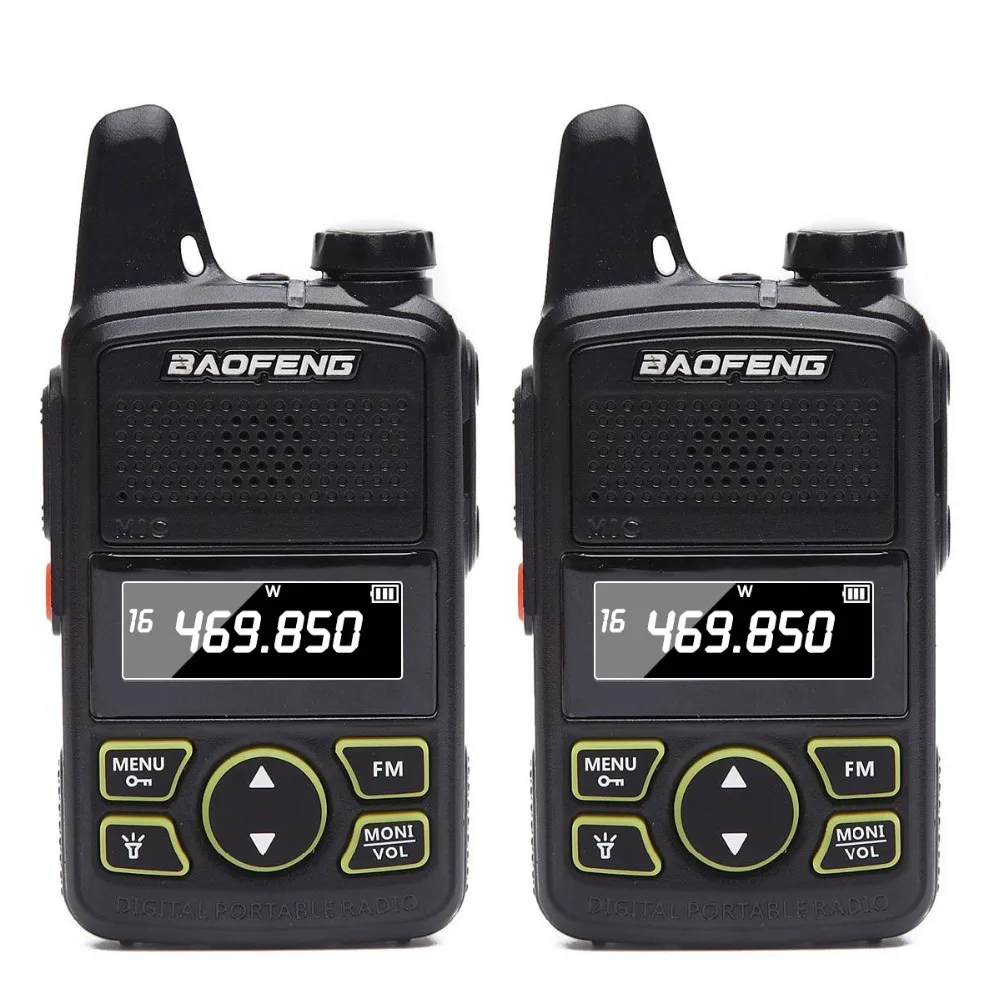 2 шт. портативная мини-рация Baofeng 400-470 МГц | Мобильные телефоны и аксессуары