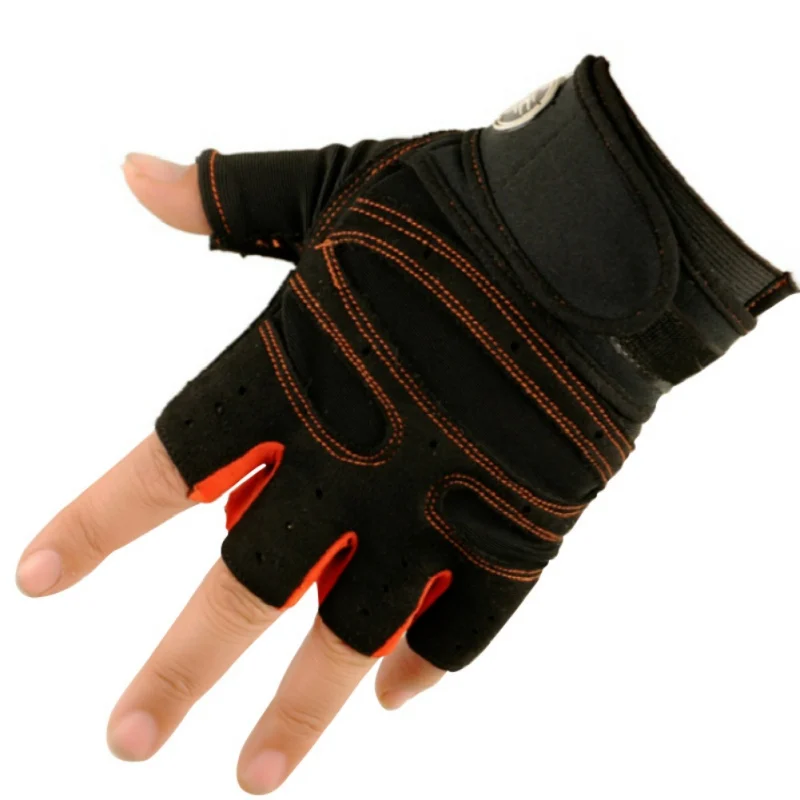 Перчатки с полупальцами для тренажерного зала бодибилдинга спортивных