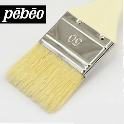 3 шт./компл. Pebeo щетина кисть для акварели масло акрил большая площадь живопись кисточка с деревянной ручкой художественные принадлежности