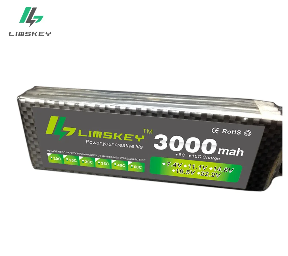 

Limskey power 3S 11.1v 3000mah Lipo Battery 30c For Helicopter Four axis RC Car Boat power T XT60 JST Plug 3s lipo battery 11.1