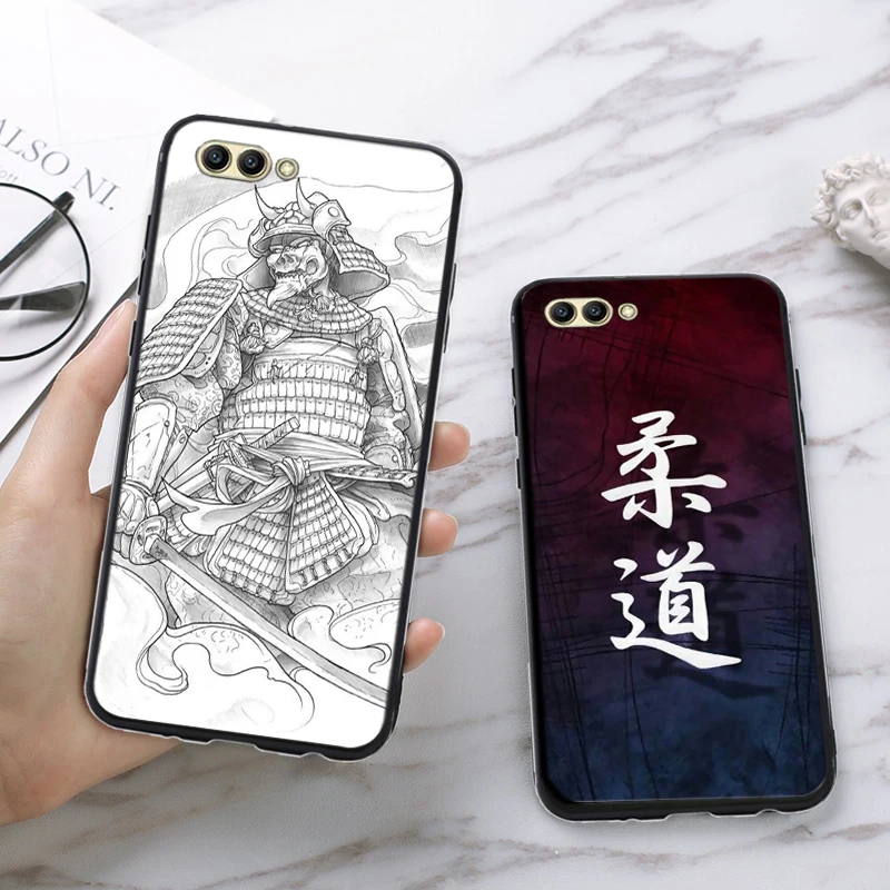 Японский силиконовый чехол aikido Judo для Huawei honor 6A 7A Pro 7X 8 Lite 8A 8X 8C 9 Note 10 View 20 20S 9X |