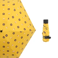yada uv pink panther pattern folding rainy mini pocket umbrella for women men anti uv small parasol animal umbrellas gifts yd076