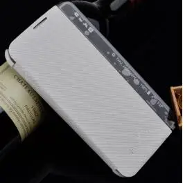 Белый Для Funda LG K10 чехол умный Быстрый чехол Вид из окна Капа сон вызов кожаный флип-чехол для LG K10 Lte чехол для LG K10 чехол s - Цвет: Белый