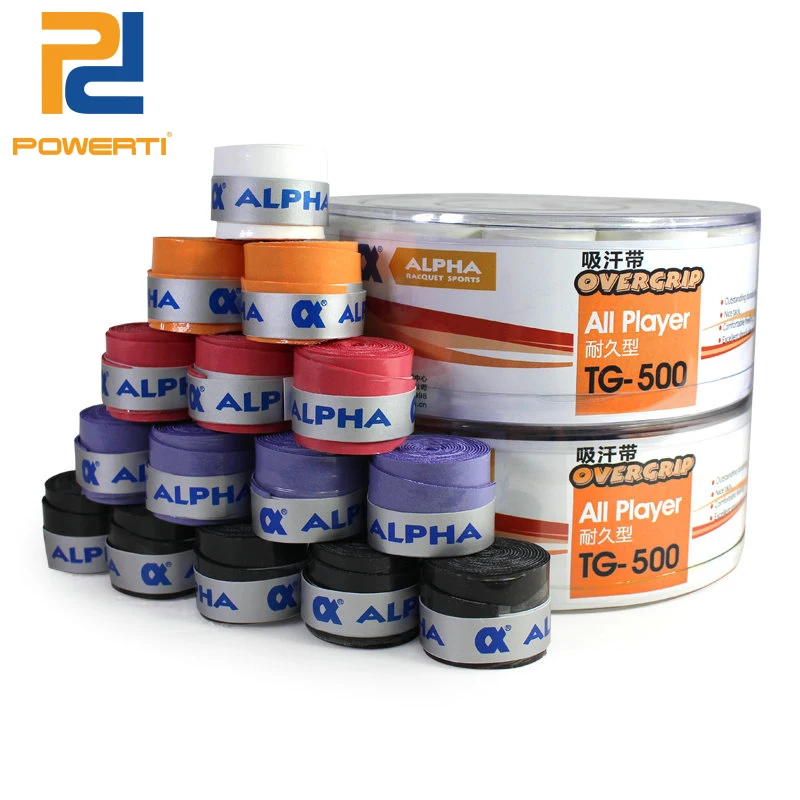 POWERTI 30 шт./лот вязкость Sweatband мягкая пленка ударный захват Теннисный костюм для