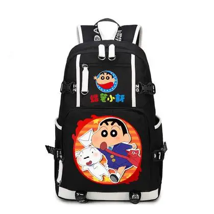1 Рюкзак с героями мультфильмов, аниме, Crayon Shin-chan, косплей, st, рюкзак для старшеклассников, студентов, Повседневная унисекс сумка для ноутбука, дорожная сумка - Цвет: 1