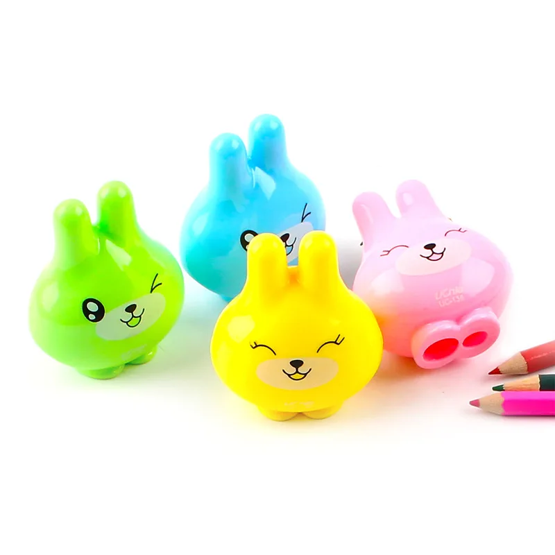 4 шт./лот Kawaii школьные принадлежности точилка для карандашей детская