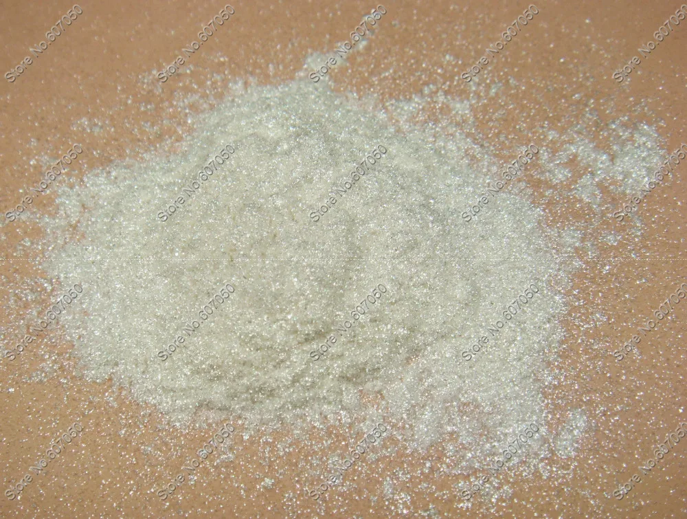 

50gram Silver-White Color Cosmetic Mica Pearl Pigment Dust Powder for DIY Nail Art Polish and Makeup Eye Shadow