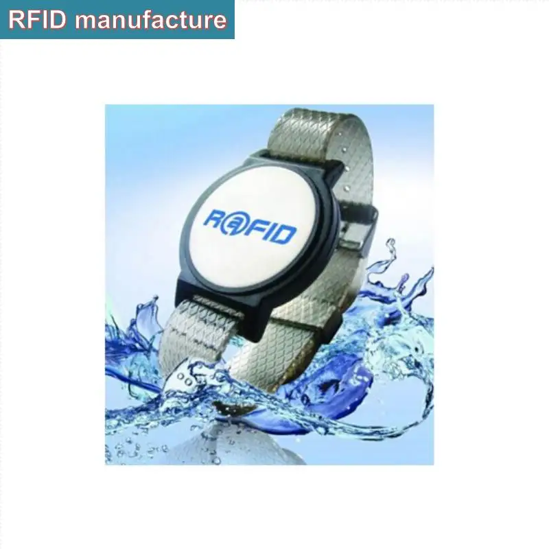

Waterproof RFID Bracelet radjustable waterproof uhf rfid tag aline h3 access control for sports timing systems amusement parks
