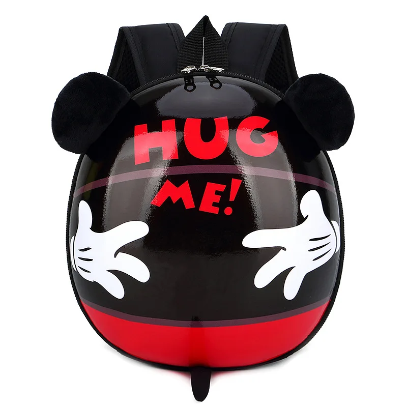 

Новинка, детская школьная сумка Disney, милый детский рюкзак в виде яиц для мальчиков и девочек в детском саду с изображением Микки Мауса