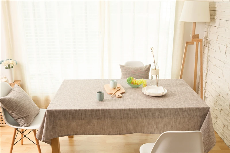 JapaneseCotton льняная прямоугольная скатерть для стола и стола Набор бегуна Mantel Toalhas De Mesa крышка микроволновой печи Декор