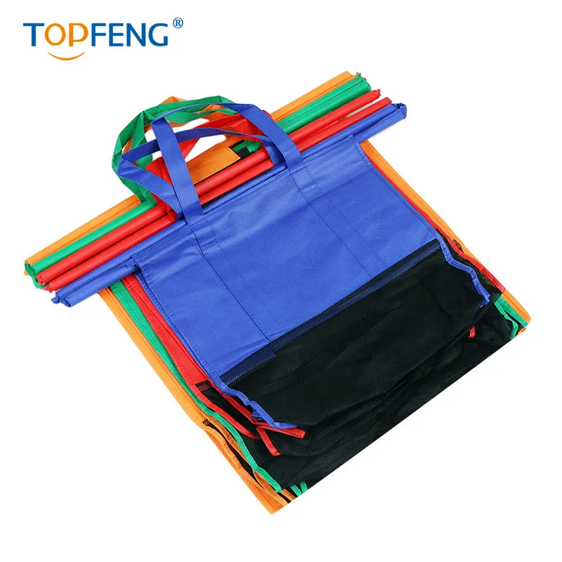TopFeng 4 шт./компл. тележка на колесиках для супермаркета сумка покупок продуктовые