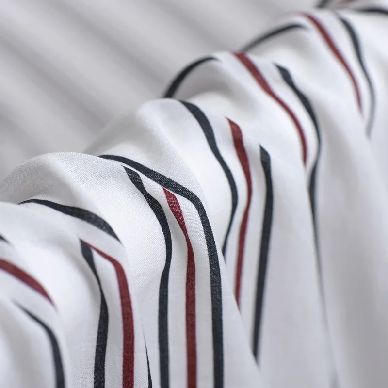 Пользовательские белье в полоску модный стиль льняной ткани мягкие ремесло