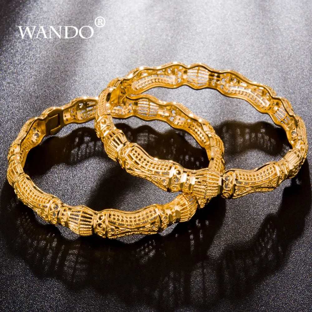 WANDO 1 шт. Высококачественный винтажный браслет в фетском стиле для женщин золотой