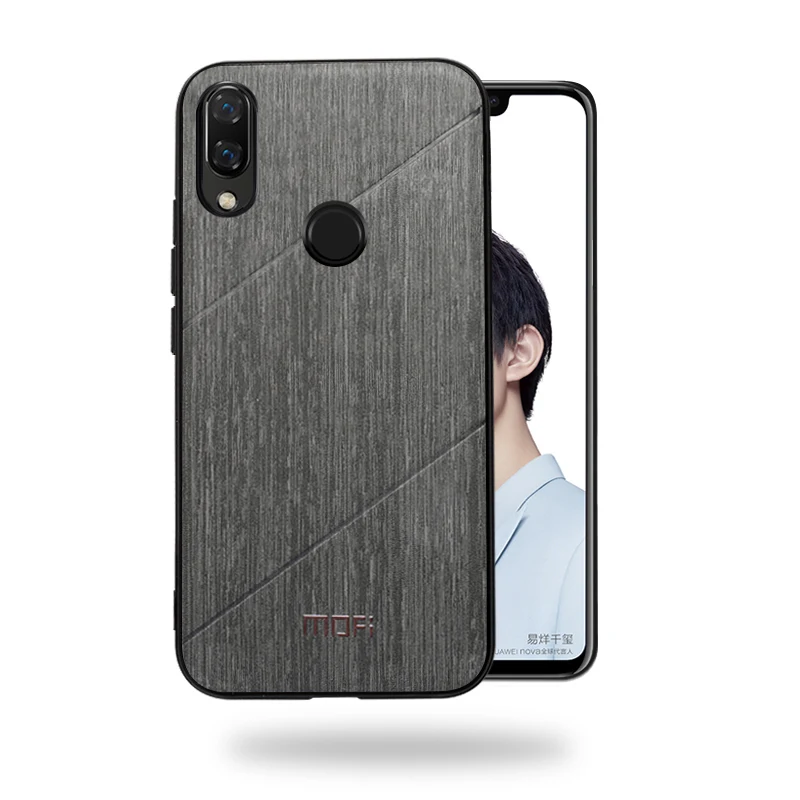 MOFi для huawei nova 3 Чехол nova 3e задний противоударный чехол для телефона роскошный защитный чехол fundas nova 3 Чехол