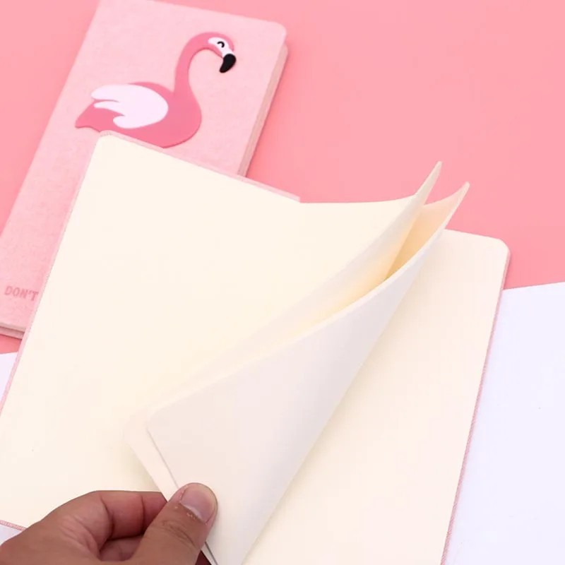 Милая розовая записная книжка для девочек бумажные записные книжки с фламинго