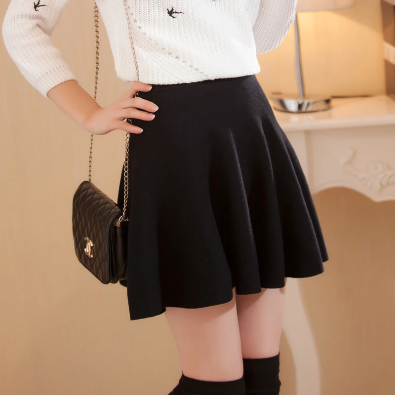 Модные юбки с высокой талией Женская Сексуальная мини-юбка юбка со складками Saia