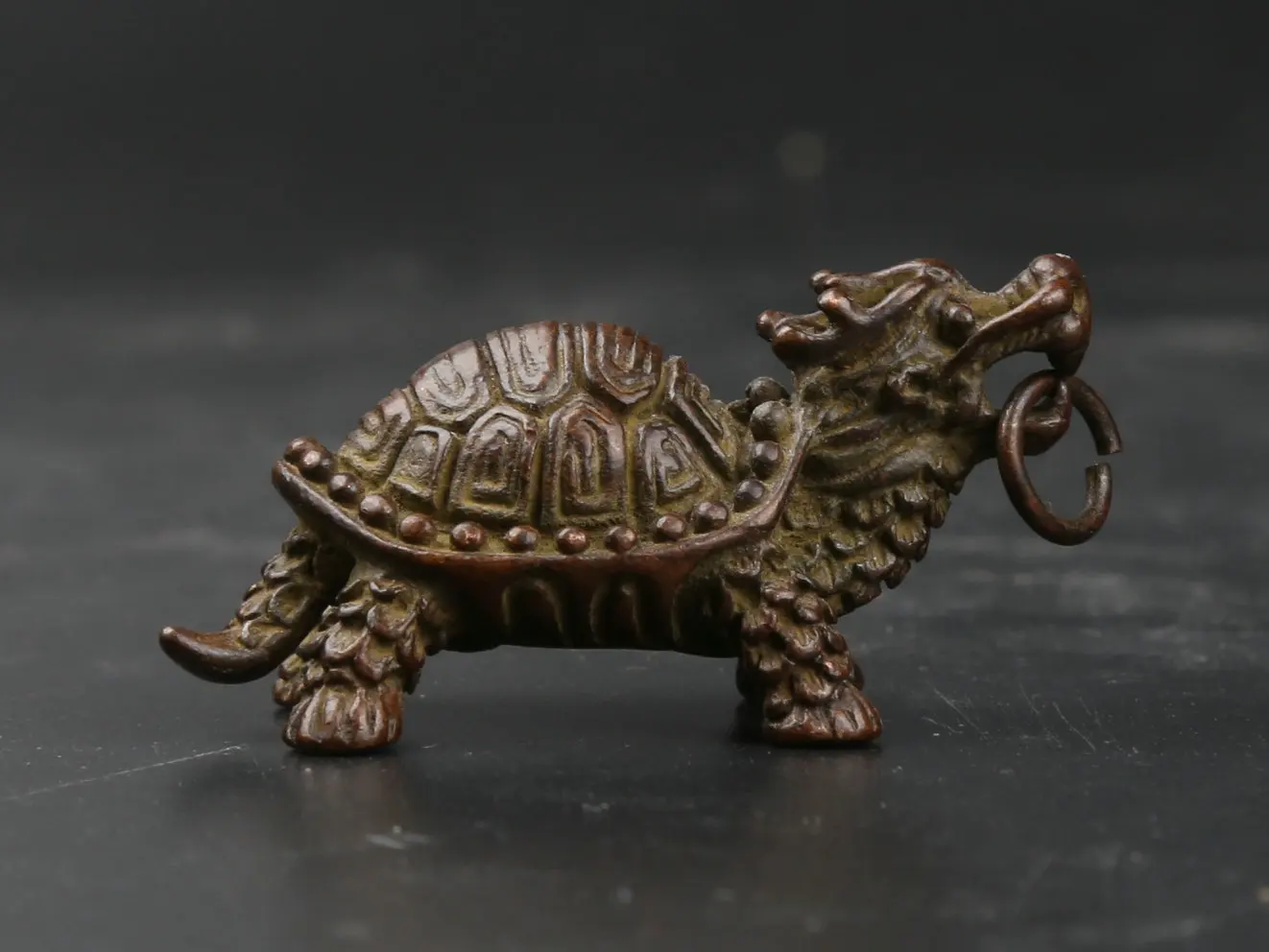 40 мм/1 57 дюйма коллекция редких китайских фэн-шуй бронзовые развлекательные