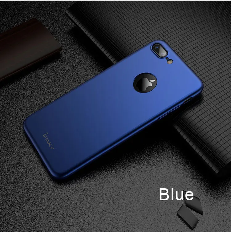 IPaky 360 полная защита чехол для iphone 8 чехол 8 plus для iphone 8 роскошный армированный Тонкий чехол для iphone 8 plus coque 8 plus чехол