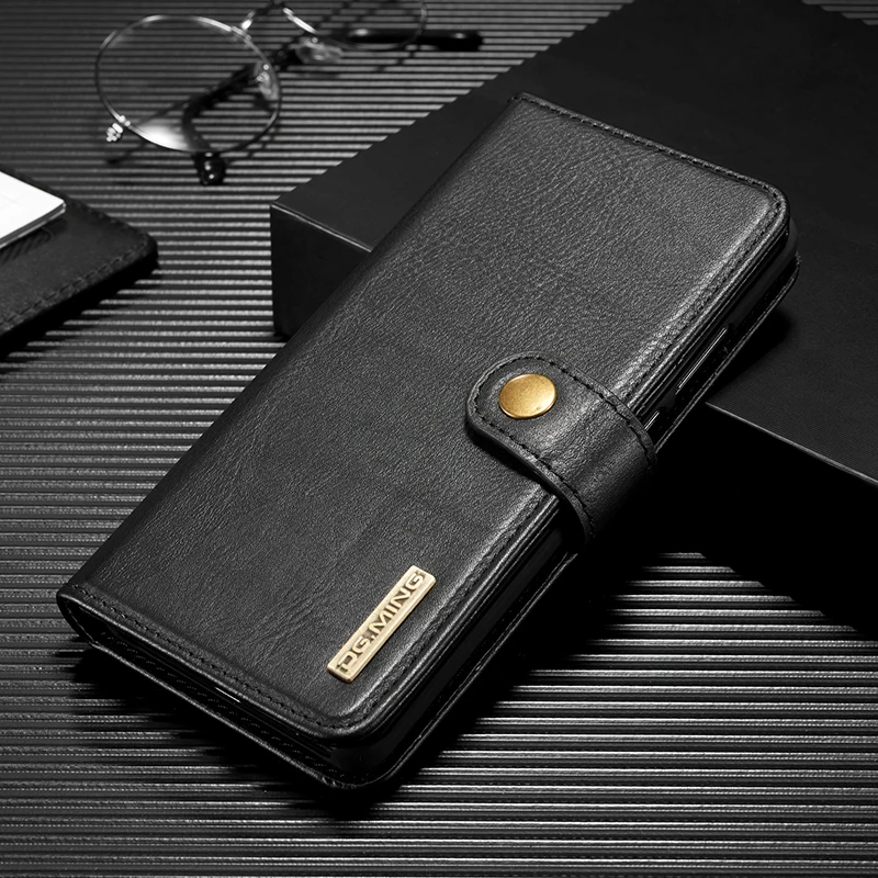 Для huawei mate 20 30 Pro Lite 10 Pro Psmart P10 P20 P30 Роскошный Ретро Кожаный 2 в 1 съемный магнитный флип-чехол Чехол