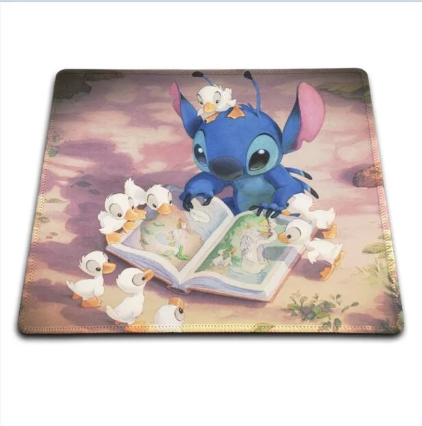 lockedge 18x22cm MaiYaCa Высокое качество мультфильм Лило и стежок игровой фон противоскользящая ткань и резиновый прямоугольный игровой коврик для ноутбука игровой слайд - Цвет: lockedge 18x22cm