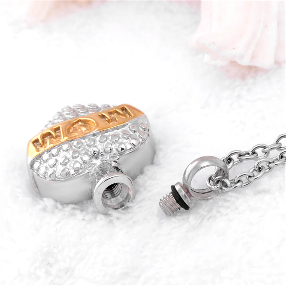 Мама в моем урна виде сердца ожерелье Элегантный для хранения пепла на память