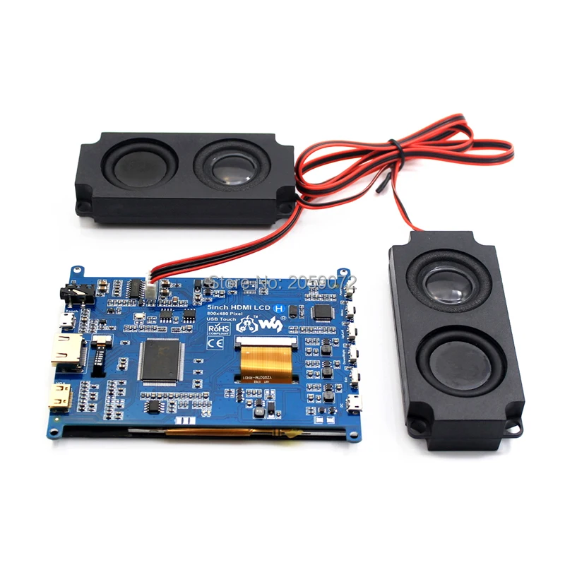 Raspberry Pi 5 дюймовый ЖК USB емкостный сенсорный экран HDMI VGA дисплей для компьютера