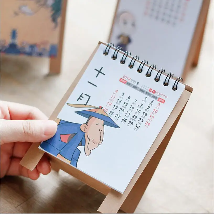 Календарь 2019 креативный фруктовый клубничный Персиковый Цветок DIY Милая