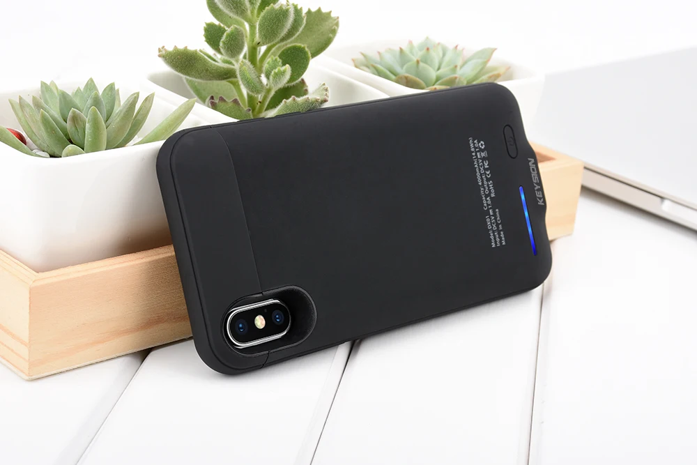 KEYSION, портативный зарядный чехол для iphone X, 4000 мА/ч, аккумулятор, внешний аккумулятор для iphone X, чехол для зарядного устройства для iphone 10