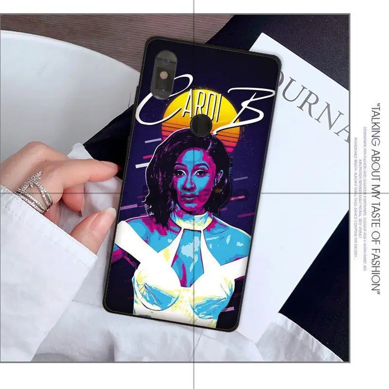 Babaite American Rap Singer Cardi B Coque Shell Phone Case for Xiaomi Mi 8 SE 6 Note 3 MIX 2 2S Cover | Мобильные телефоны и