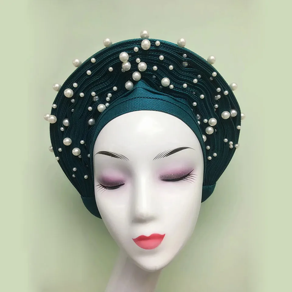 Aso oke головной убор gele нигерийский Африканский Авто геле женский Дамский тюрбан