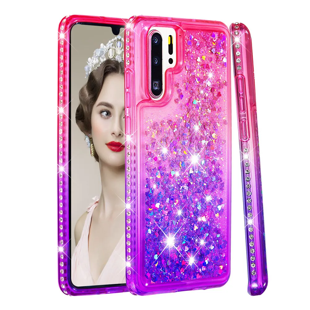 Для Huawei P30 Lite Pro Honor 10 8A Y6 Y7 P Smart Plus 2019 роскошный чехол с алмазным градиентом и