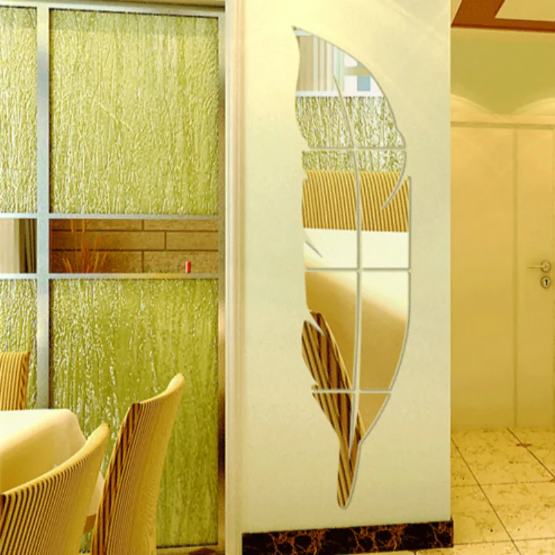 Трехмерные Акриловые Настенные 3d наклейки украшение для гостиной спальни