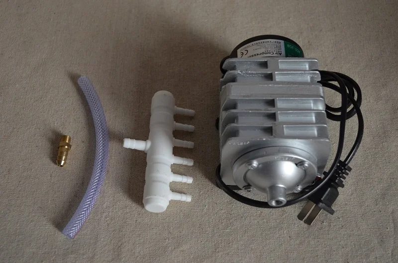 Электромагнитный воздушный компрессор аквариума 1 шт. 220 В 55 л/мин 30 Вт|pump