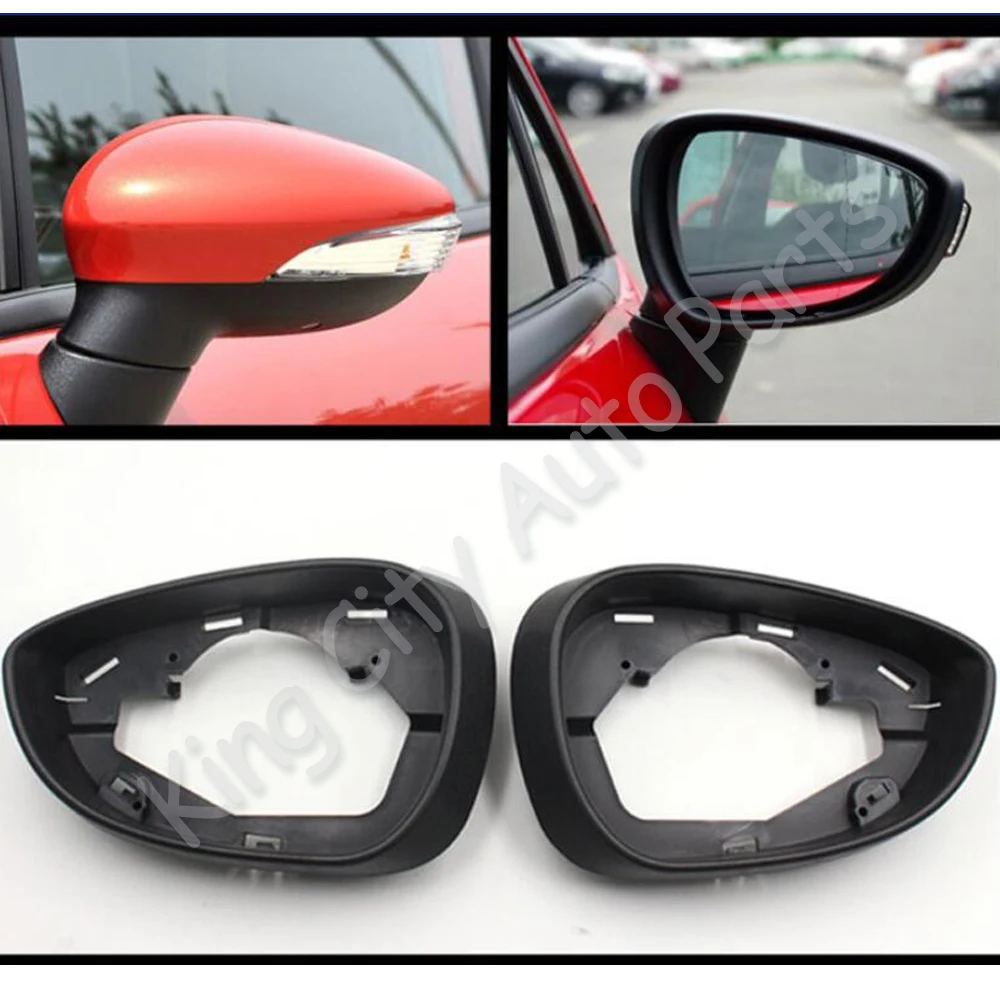 Capqx 1 шт. для Ford Focus 09-16 Fiesta 07-17 автомобильный внешний зеркальный каркас заднего вида боковой зеркальный протектор Крышка отделка оболочки Базовая крышка