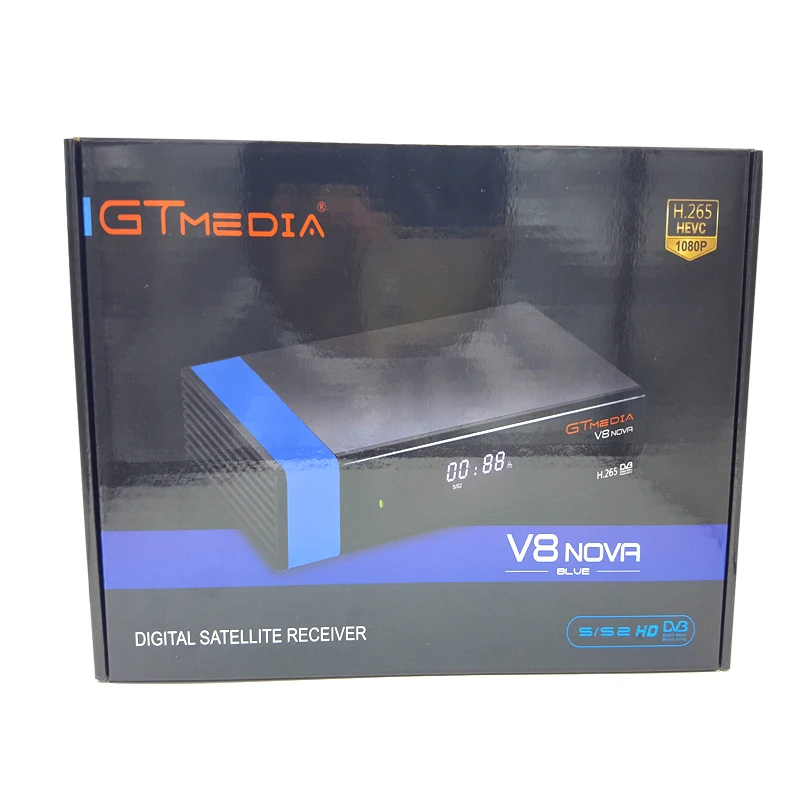 5 шт. Gtmedia V8 NOVA оранжевый или синий телеприставка DVB-S2 встроенный wifi Поддержка HD.265 спутниковый приемник Поддержка newcamd